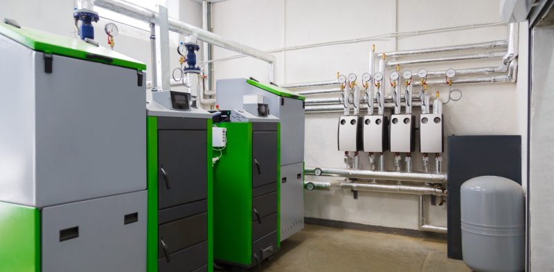 industrial boiler room