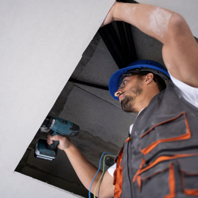 new AC system installation