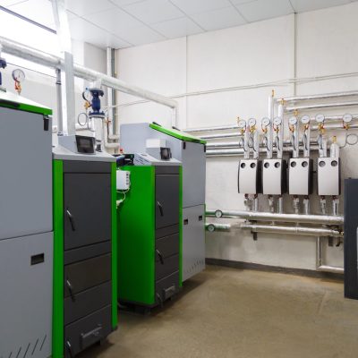 industrial boiler room