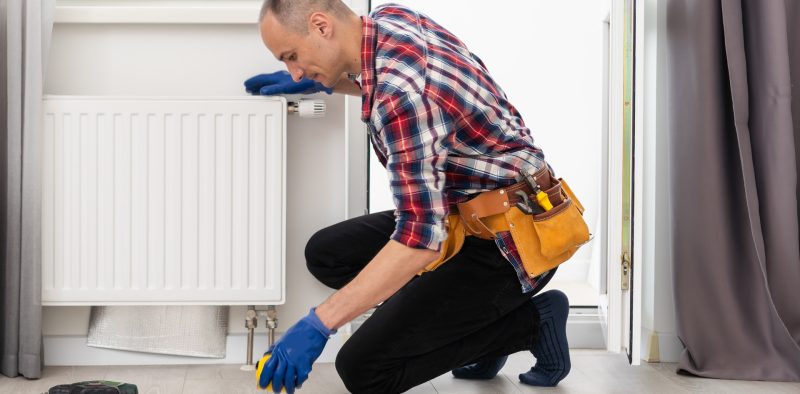 Installing radiator
